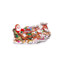 IRIS 3D Mikulás 34x21cm 2db Karton Dekoráció (020-17) karácsonyi dekoráció