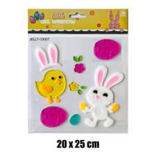 IRIS Ablakzselé Nyuszi és Csibe 20 x 25cm (312830) party kellék