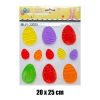 IRIS Ablakzselé Színes Tojások 20 x 25cm - Mintás (312829)