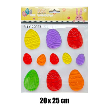 IRIS Ablakzselé Színes Tojások 20 x 25cm - Mintás (312829) party kellék