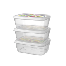  IRIS ARIA tárolódoboz szett 3 darabos, 3x850ml AP-9257 papírárú, csomagoló és tárolóeszköz