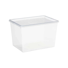 IRIS Basic Shoebox Műanyag Tárolódoboz tetővel 11,5L - Átlátszó bútor