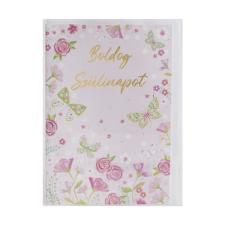 IRIS boldog születésnapot képeslap rózsa 13*19 cm party kellék