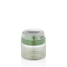 IRIS C-00493 Rainbow Konyhai reszelő üveg tárolóval 300ml - Zöld konyhai eszköz