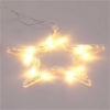 IRIS Csillag alakú 18x18cm/meleg fehér LED-es tapadókorongos fénydekoráció (IRIS_305-01)