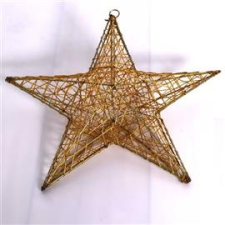 IRIS Csillag alakú 40cm/arany színű festett fém dekoráció (IRIS_190-07) világítás