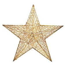 IRIS Csillag alakú 52cm/arany színű festett fém dekoráció (IRIS_190-09) világítás