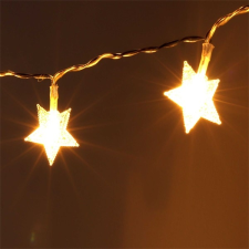 IRIS Csillag alakú fix fényű/6m/meleg fehér/40db LED-es/3xAA elemes fénydekoráció világítás