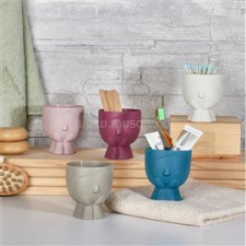 IRIS E5747 fej alakú cserép 9x10cm (IRIS_E5747) dekorációs kellék