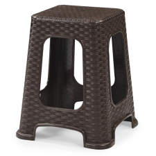 IRIS GF-400BR Star barna rattan zsámoly 35x35x46cm (GF-400BR) kerti bútor