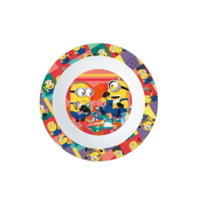 IRIS Gru Disney Műanyag mikrózható gyerek mélytányér - 18 cm (674638) tányér és evőeszköz