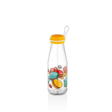 IRIS HN-1774 Macaron Üveg Gyerek Kulacs 720ml - Zöld / fukszia / narancs / citromsárga kulacs, kulacstartó