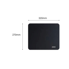 IRIS IMP320-M Egérpad 320 x 270mm - Fekete (IMP320-M) egérpad
