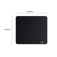 IRIS IMP450-L Egérpad 450 x 400mm - Fekete (IMP450-L) egérpad