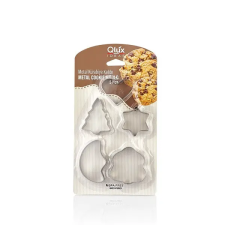 IRIS IRIS L-00155 Cookie süteményvágó forma szett 5 darabos, fém konyhai eszköz