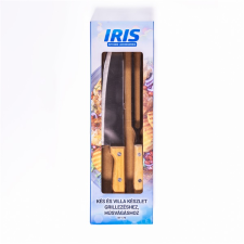 IRIS KT-179 kés és villa készlet grillezéshez, húsvágáshoz (KT-179) konyhai eszköz