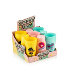  IRIS L-00749 Lemonade pohár 450ml, rózsaszín vagy kék (L-00749) konyhai eszköz