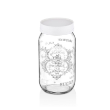 IRIS Retro üveg fűszertartó 1.000ml, fehér színű HN-1411 konyhai eszköz