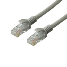 IRIS S/STP CAT6a Patch kábel 10m Szürke (CX-127) kábel és adapter