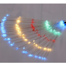 IRIS Tűzijáték stílusú fix fényű IPX3 szabványos/több színű/200db LED-es/napelemes fénydekoráció (250-02) karácsonyfa izzósor