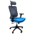 IRISOffice Eclipse kék/szürke ergonómikus, szövet-hálós irodai forgószék fej és háttámasszal (IRISOFFICE_ECLIPSE_KEK_SZURKE)