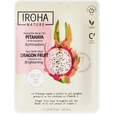 Iroha Nature Brightening Dragon Fruit + Hyaluronic Acid, 1 db arcpakolás, arcmaszk