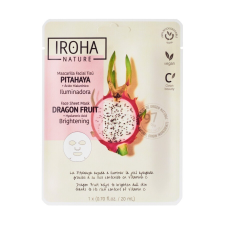 Iroha Nature Brightening Face Sheet Mask - Dragon Fruit Fátyolmaszk arcpakolás, arcmaszk