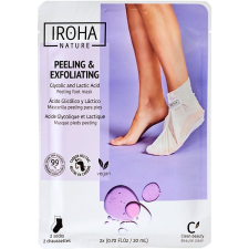Iroha Nature hámlasztó lábmaszk, 2 × 20 ml lábápolás