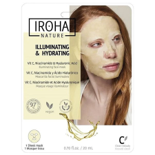 Iroha Nature Illuminating and Hydrating, 1 db arcpakolás, arcmaszk