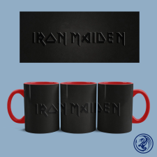  Iron Maiden Black logo bögre (Piros) bögrék, csészék