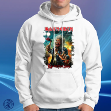  Iron Maiden - Run For Your Lives Unisex Kapucnis pulóver ajándéktárgy