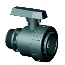 IRRITEC Műanyag golyóscsap 1" KB öntözéstechnikai alkatrész