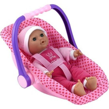 Isabella alvó baba babahordozóval - 30 cm (32115) baba