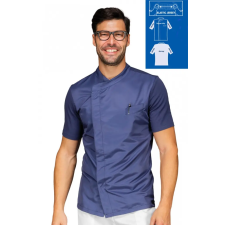 isacco FRANKLIN - Super Dry + Jersey szakácskabát - kék munkaruha