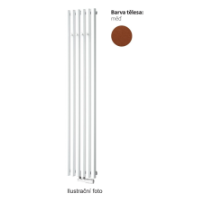 ISAN AKROS 180x35cm radiátor réz horgokkal DAKH18000350M fűtőtest, radiátor