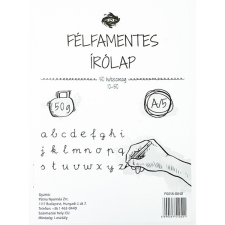 iskola Félfamentes írólap 10-50 A/5 50db-os csomag írólap