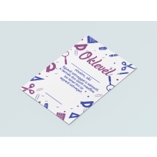  Iskolás oklevél ajándéktárgy