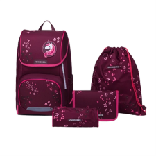  Iskolatáska ergonómiai, lányos 6 részes szett Floral Fantasy Schneiders iskolatáska
