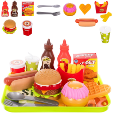 ISO Plastic Fast food set for children (18959) konyhakészlet