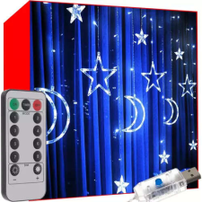 Iso Trade Fényfüggöny 138 LED USB - hideg fehér KŚ19756 karácsonyfa izzósor