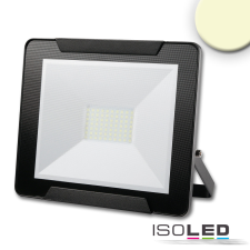ISOLED LED fényveto 50 W, meleg fehér, fekete, IP65 kültéri világítás