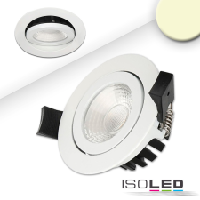 ISOLED LED süllyesztett szpotlámpa, fehér, 8W, 36°, kerek, meleg fehér, IP65, dimmelheto világítás