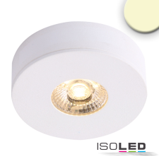 ISOLED LED süllyesztheto/felületre szerelt lámpa MiniAMP fehér, 3W, 24V DC, meleg fehér, dimmelheto világítás