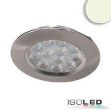 ISOLED MiniAMP LED bútor szpot, ezüst, 4W, 60 °, 24 V DC meleg fehér 3000K, dimmelheto világítás