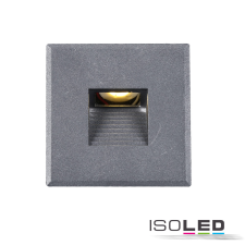 ISOLED Sys-Wall68 lámpához fedél, alumínium, szögletes 3, ezüst szürke kültéri világítás