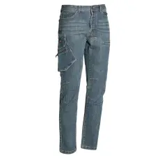Issaline multi sokzsebes stretch farmernadrág (5XL)
