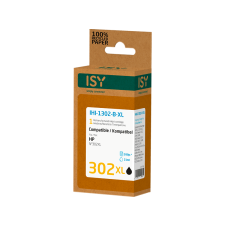 Isy HP No. 302Xl utángyártott tintapatron, fekete (Ihi1302Bxl) nyomtatópatron & toner