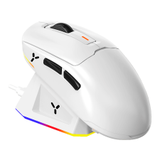 Isy Vezeték nélkül optikai egér, max 16000 dpi, RGB, fehér (IGM-6000-WT) egér