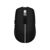 Isy Vezeték nélküli optikai egér, 2,4GHz USB, max 1600dpi, fekete (IWM-4100-1-BK)