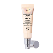 IT Cosmetics CC+ Nude Glow Color Correcting Medium Coverage Skin Tint SPF40 Fair Ivory (W) CC Krém 32 ml smink alapozó